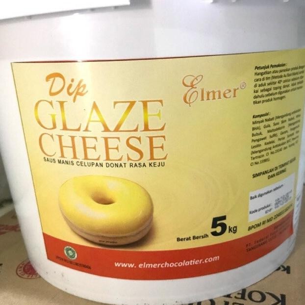 

Grosir Elmer Dip Glaze - Topping Donat Cheese / Keju 5Kg