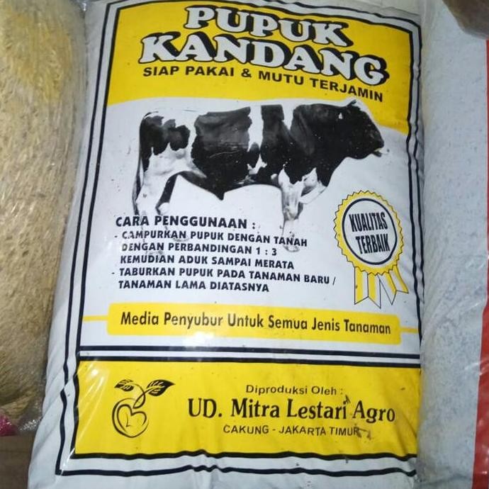 

Terlaris Pupuk Kandang Kohe Sapi Berat 15Kg (Send Via Ojol Only)