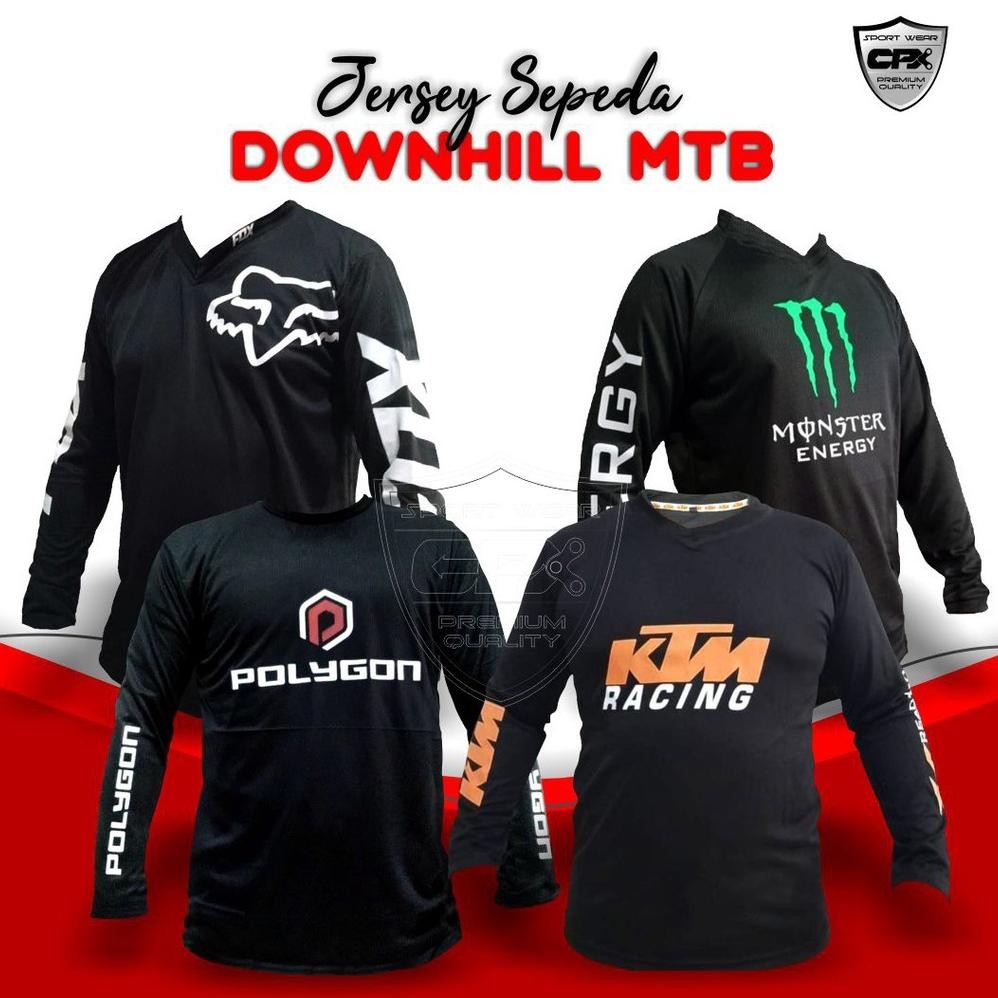 Jersey Sepeda MTB DH Premium Benzema Dryfit berpori