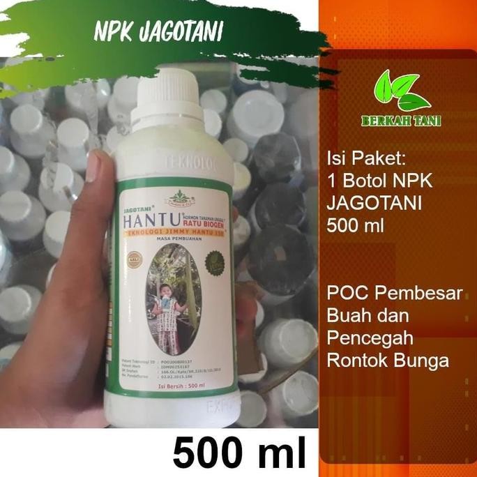 

Terlaris Pupuk Pembuahan Npk Jagotani Jimmy Hantu 500Ml