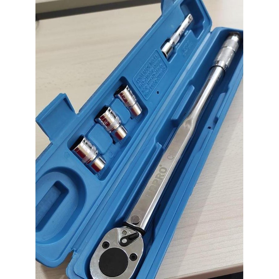 KUNCI TORQUE TORSI LIPPRO 1/2 INCHI 28 - 210 NM KUNCI MOMEN RACHET Asli