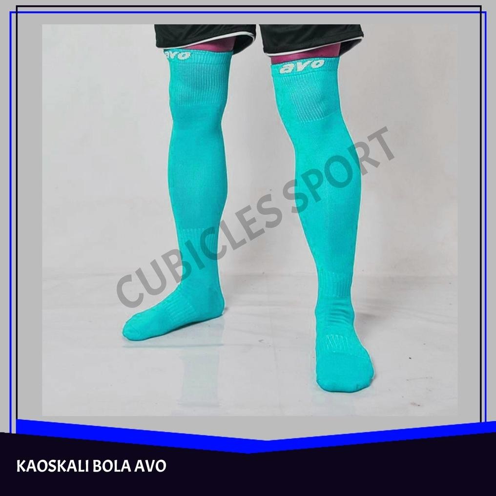 Kaos Kaki Bola Panjang AVO R1 Kaos Kaki AVO Biru Muda Originallll