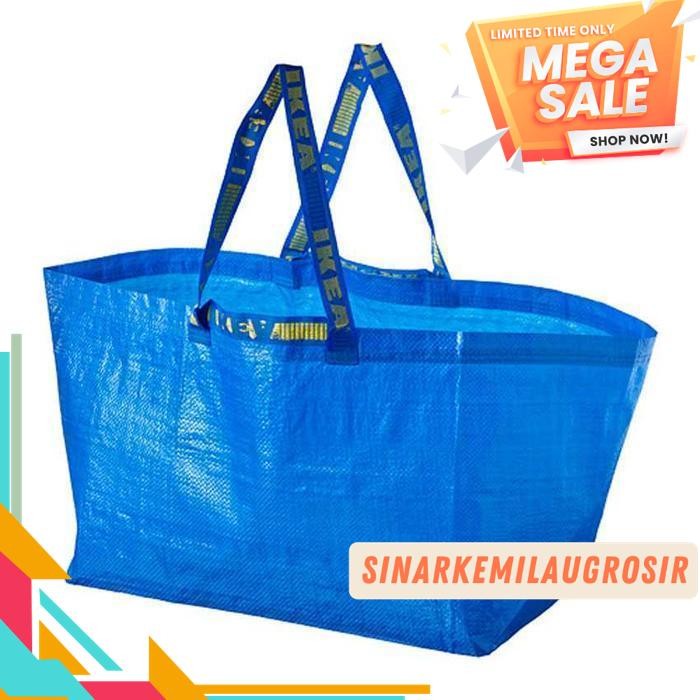 KANTONG TAS BELANJA BESAR PLASTIK TROLI SHOPPING BAG CART BEST QUALITY 