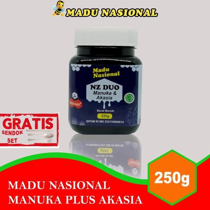 

BARU MADU NASIONAL NZ DUO MANUKA + AKASIA UMF10+ 250GR EXTRA PROPOLIS POLEN