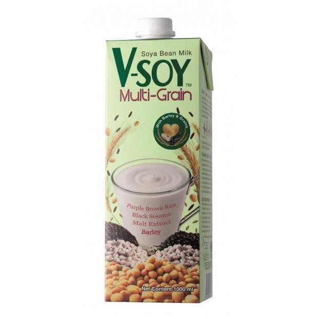 

Baru Vsoy Soybean Milk Susu Kedelai Multi Grain 1L
