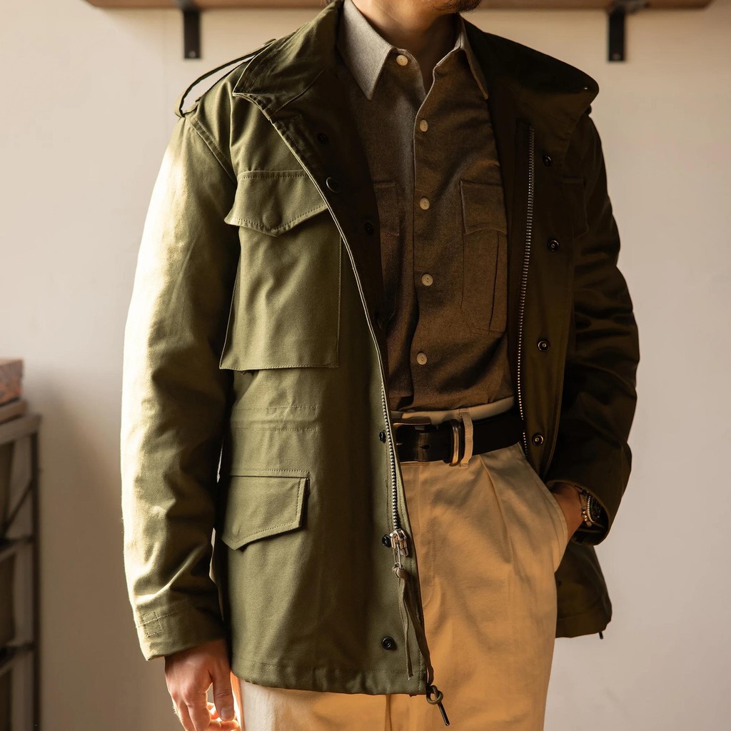 M65 Red Tornado High Quality Cotton US Size Reissue Hand-Made Classic  Army Jacket