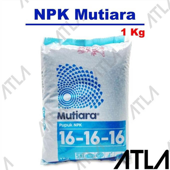 

Terlaris Pupuk Npk Mutiara 16-16-16 Biru 1Kg Nutrisi Tanaman Meroke Fn024