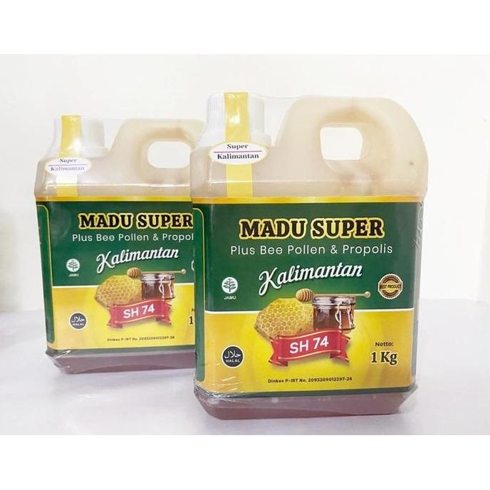 

BARU MADU SUPER KALIMANTAN 1 KG PLUS BEE POLLEN HONEY