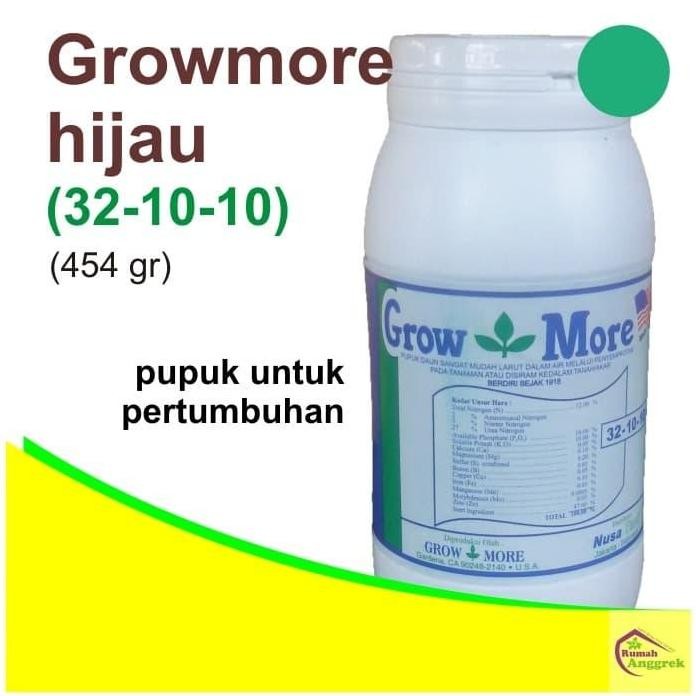 

Terlaris Pupuk Daun Growmore Hijau 454 Gram Pertumbuhan Npk Tinggi N Besar