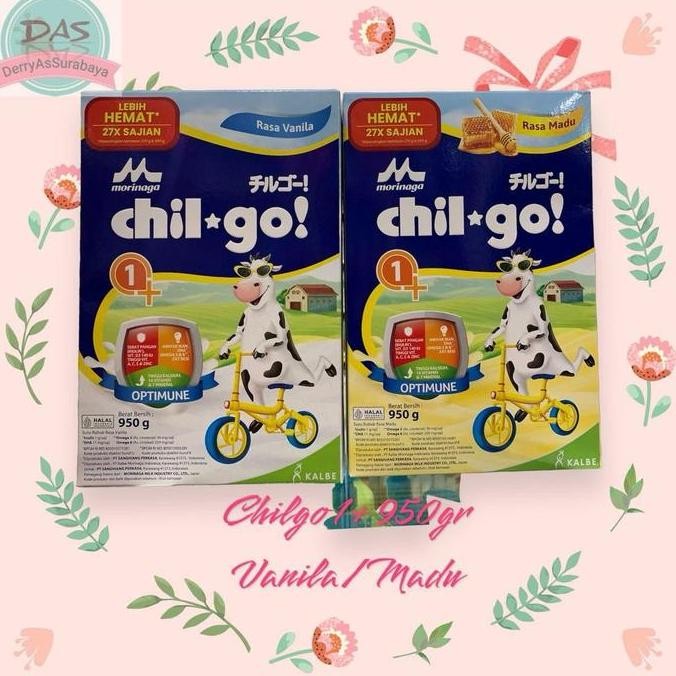 

BARU SUSU CHIL-GO 1+ VANILLA-MADU 950GR / SUSU PERTUMBUHAN MORINAGA