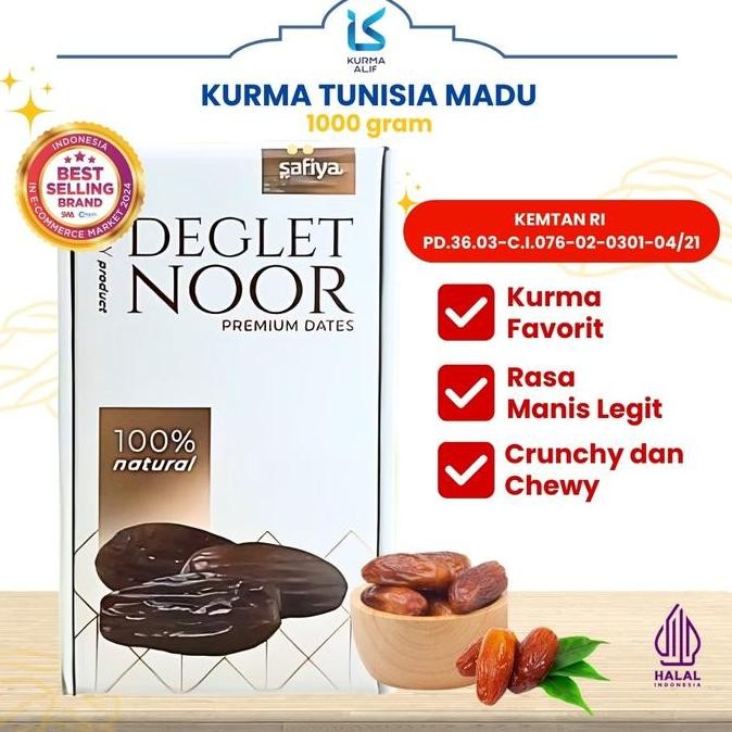 

BARU KURMA TUNISIA MADU 1 KG CRUNCHY LEGIT
