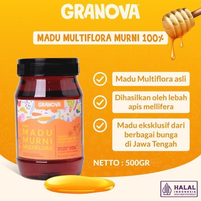 

BARU GRANOVA - MADU MURNI MULTIFLORA (PREMIUM, MADU ASLI 100%)