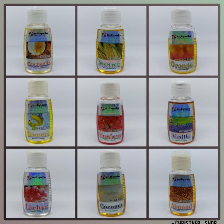 Essen Pancing SABPOLO Buah Segar dan Gurih 30 mL / Esen Pancing Essence Fishing Attractant Catch Sce