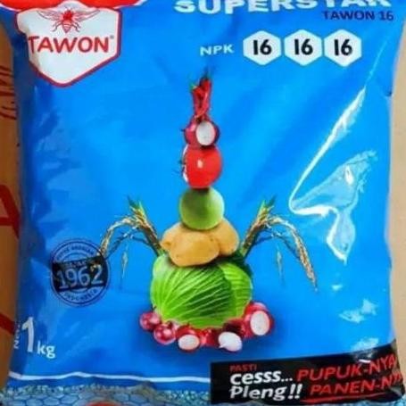 

Terlaris [Ori] Pupuk Super Npk 16 16 16 Cap Tawon Termurah Sejabodetabek 1Kg