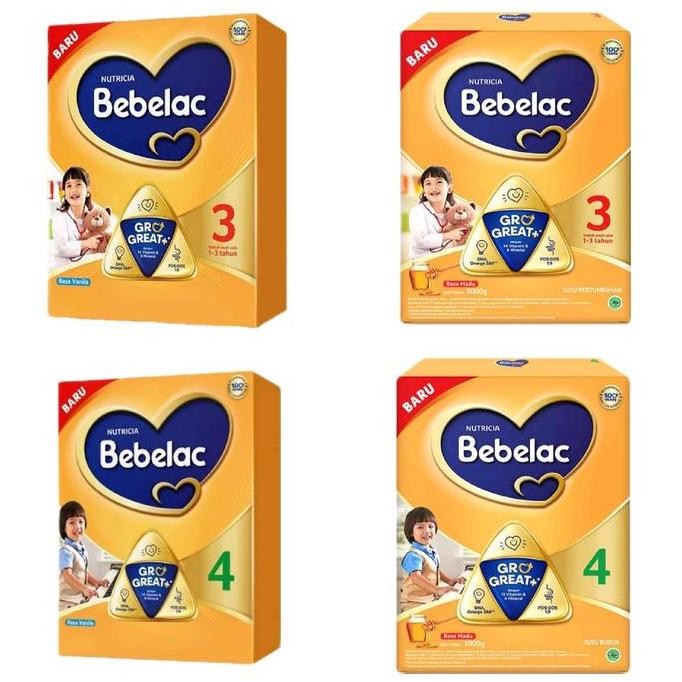 

BARU BEBELAC SUSU PERTUMBUHAN BAYI TAHAP 3 DAN 4 RASA MADU / VANILA 1000GR