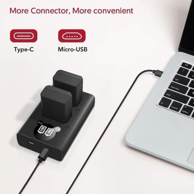 Murah Avangarde Charger Kit Sony FW-50 Battery & Dl-FW-50 / Avangarde Fw50 Non COD