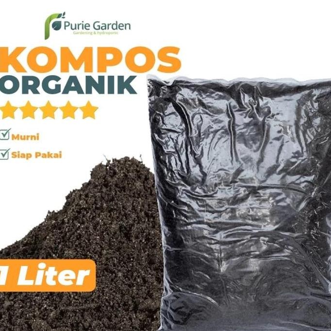 

Terlaris Kompos Murni Pupuk Kandang Media Tanam 1Liter