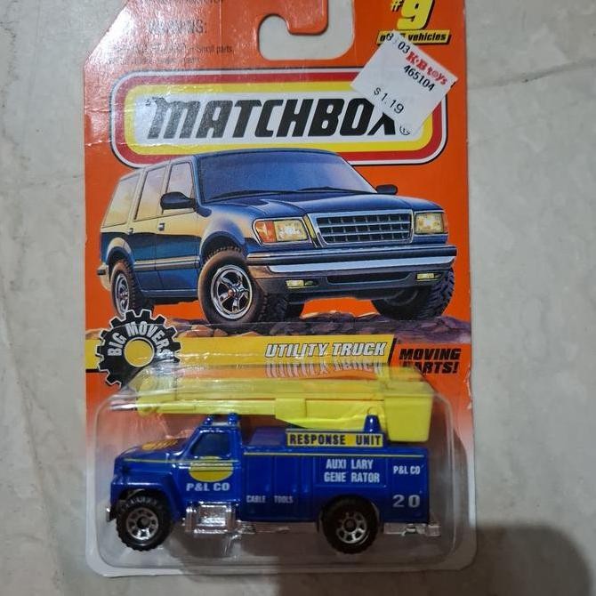 matchbox utility truck response unit