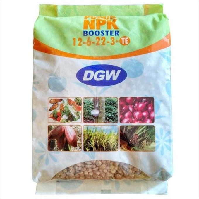 

Terlaris Pupuk Tanaman Pertanian Npk Booster Dgw 12-6-22-3+Te - 1 Kg