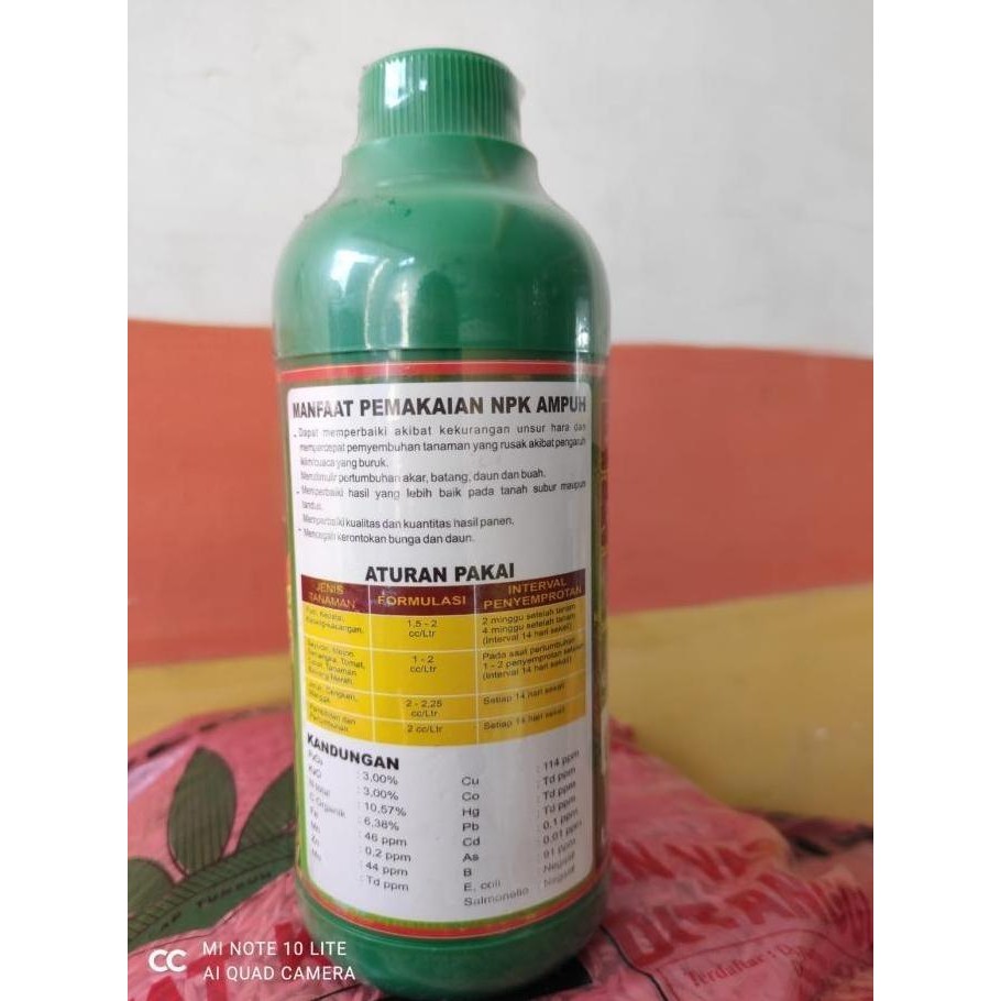 

Terlaris Pupuk Cair Npk Ampuh Isi 500Ml Dari Bina Agro Mandiri Z