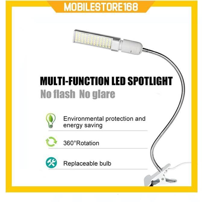 tersedia lampu service jepit 60 led/ lampu service 60 led 1 set/ gagang lampu