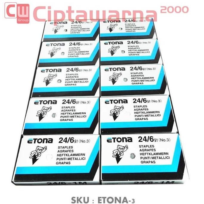 

<<<<<] 1 Pcs Isi Steples etona No 3 (24/6) staples - NO3