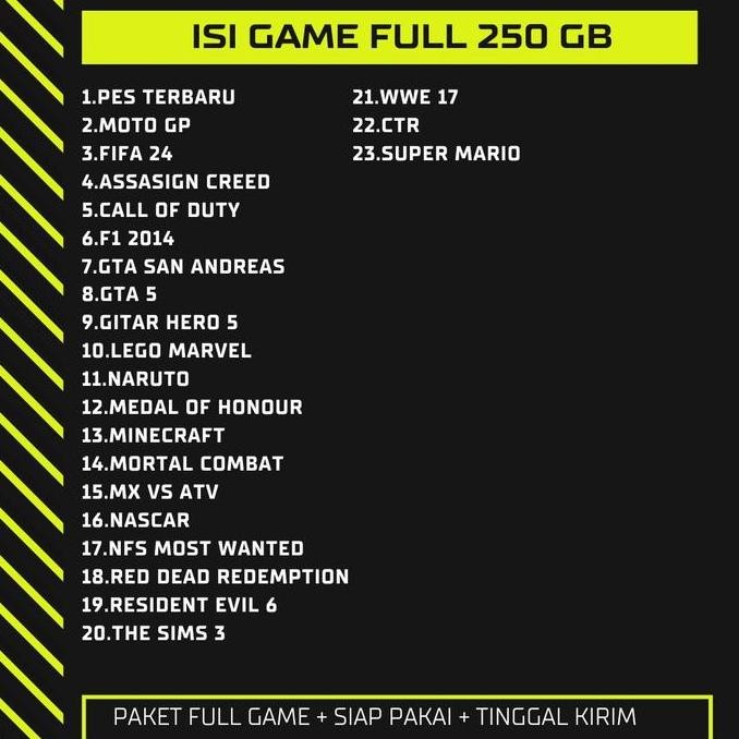 new PS3 SLIM SERI 30 500GB FULL GAME