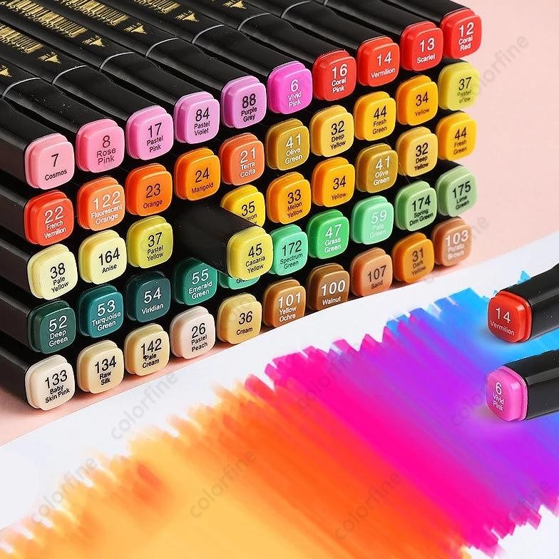 

Ready CdoWd Touchfive 12/36//60/80/120 Warna Sketsa Spidol Umum General Marker Set Animation Markers / Twin Market Set Spidol