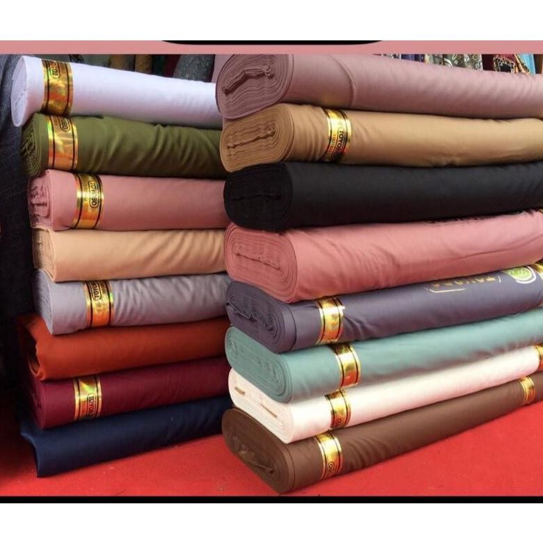 Ready Grosir Kain Toyobo 1 Roll Polos - Kain Katun Toyobo Royalmix Roll