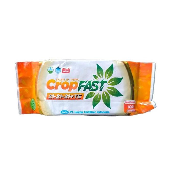 

Terlaris Pupuk Npk Cropfast 21-21-21+Te Pemacu Bunga & Buah 100Gr