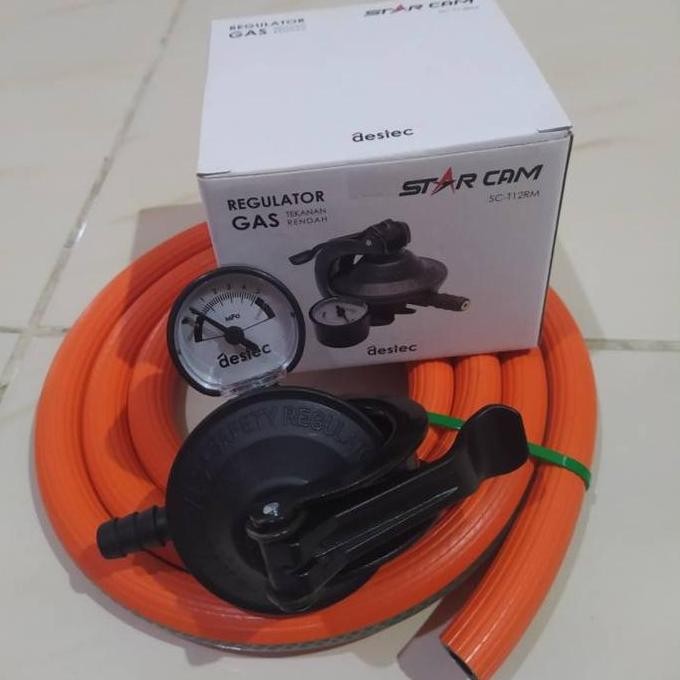 Regulator Modena Starcam Kompor Tanam Selang Gas Lpg 700 Psi 3 Lapis