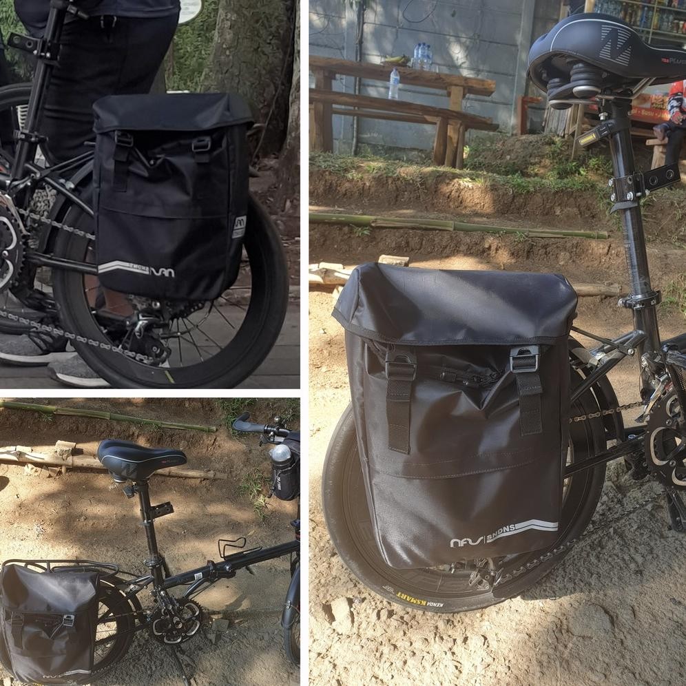 Tas Sepeda Touring Depan || Tas Belakang Sepeda Lipat TR.5
