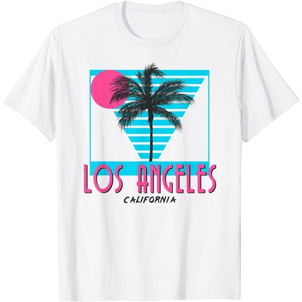 Baju Kaos Los Angeles California Retro Cool T-Shirt Premium Cotton Combed 24s Original 100% | Pinky 