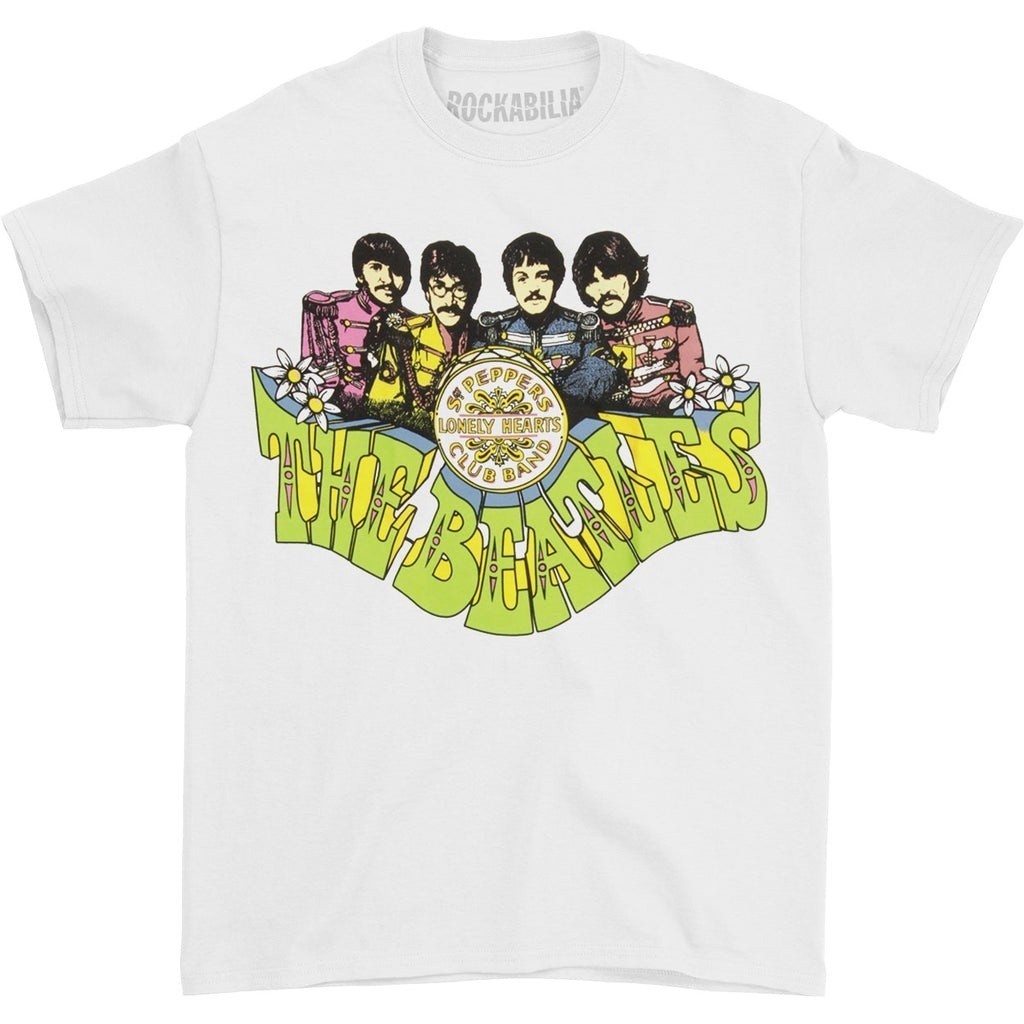 Baju Kaos pria Wanita BEATLES Sgt. Pepper's Cartoon T-Shirt Cotton Combed 24s | Pinky Project