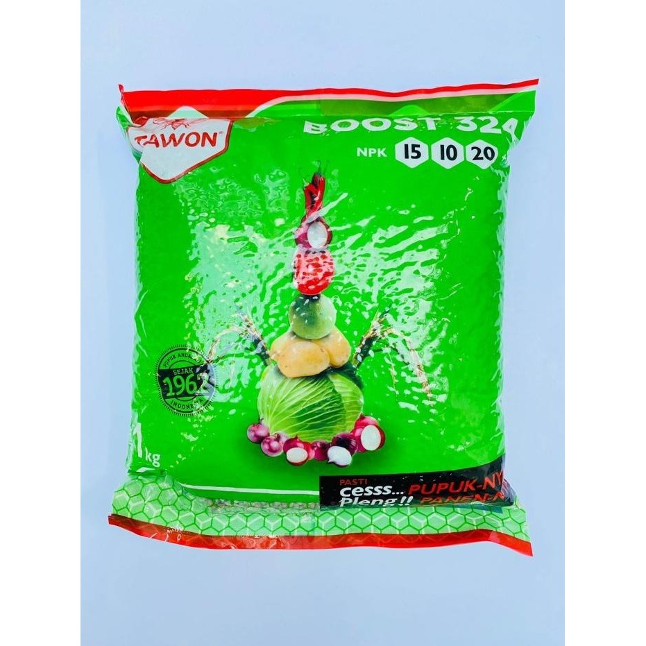 

Terlaris Pupuk Npk 15-10-20+Te Boost 324 Cap Tawon 1Kg