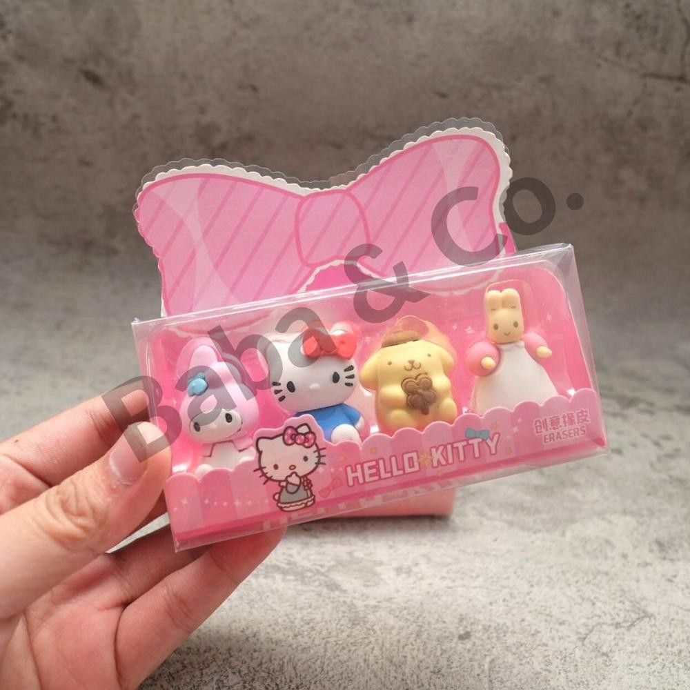 

Ready Penghapus Sanrio Family Box Mewah Kt1203-01 Penghapus Hello Kitty 1 Set Isi 4 Pcs Penghapus Lucu Unik Murah Alat Tuli Sekolah Kantor Atk Murah Bisa