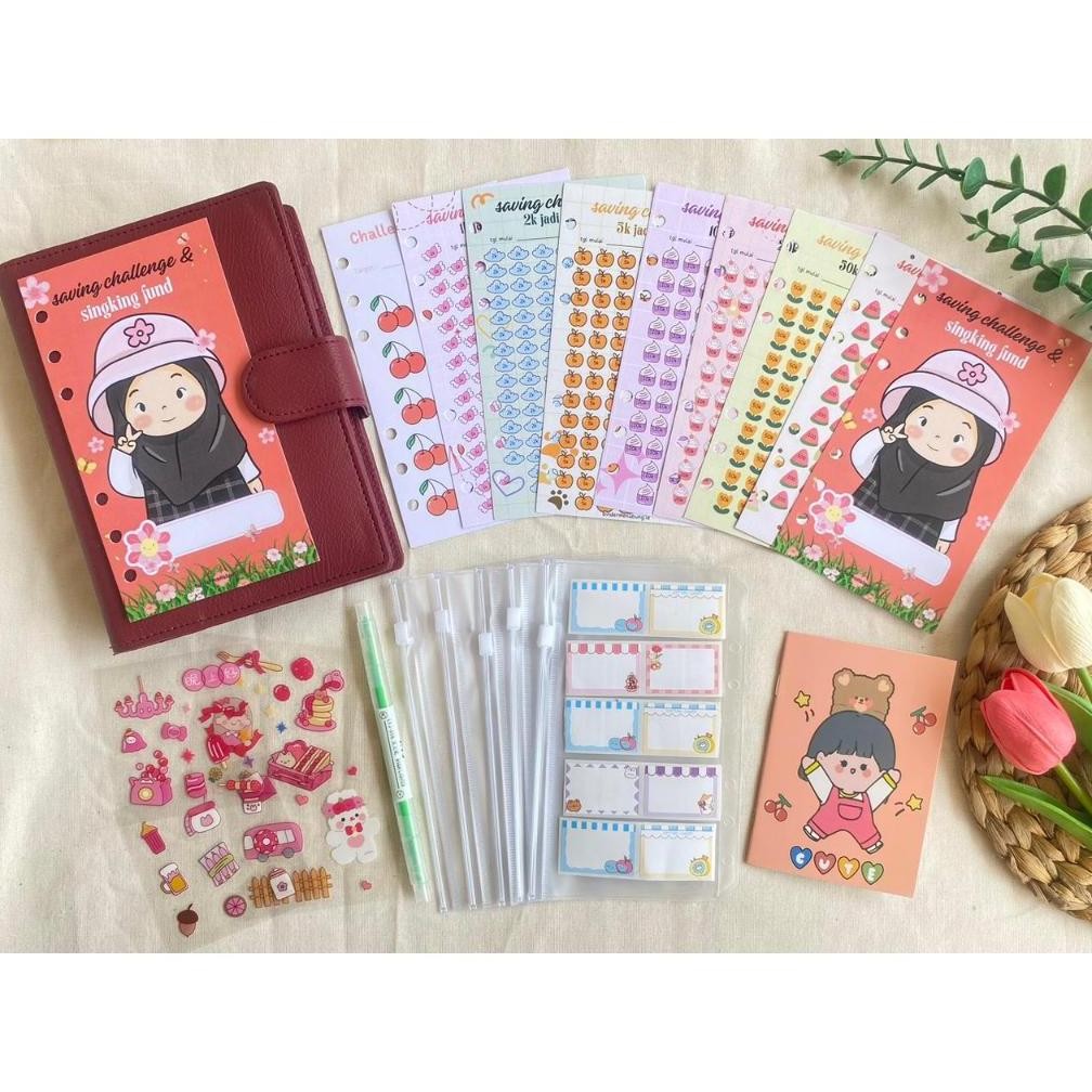 

Ready Paket Nabung Binder A6 Hemat| A6 Paket Binder Nabung Hemat