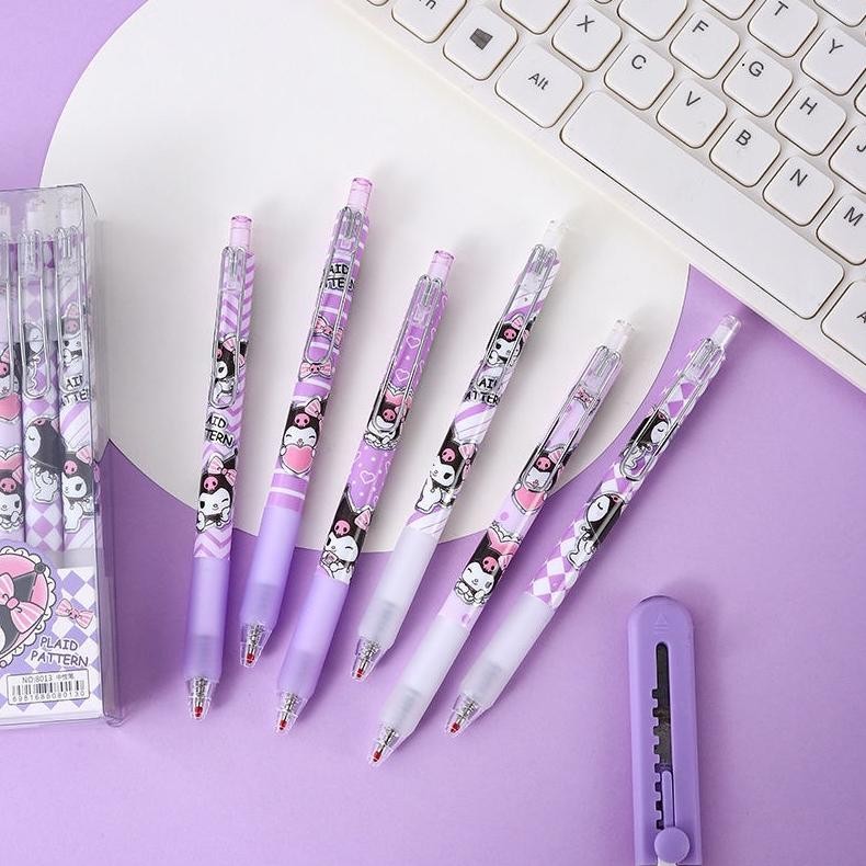 

Ready Pulpen Gel Cetek Sanrio 0.5Mm 12 Pcs / Pena Sanrio New / Ballpoint Sanrio Kuromi Cinnamoroll Melody / Pulpen Anak Sekolah Warna Hitam