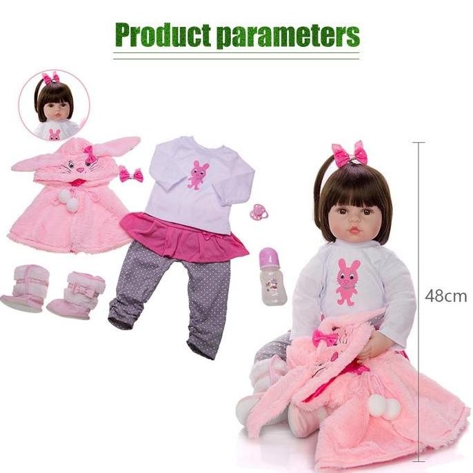 Terlaris 48Cm Npk Doll / Boneka Reborn / Reborn Doll / Boneka Bayi / Boneka Susan Import
