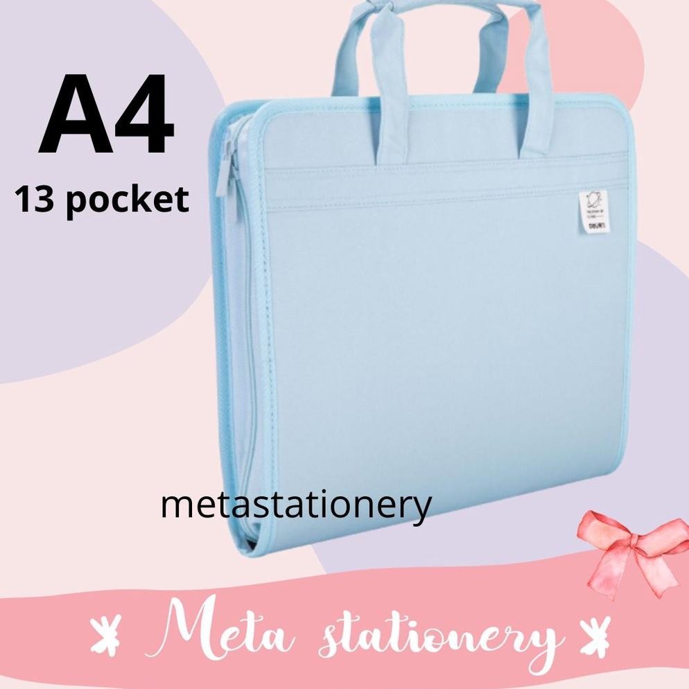

Ready Document Bag / Tas Dokumen File Deli A4 13 Sekat 72561