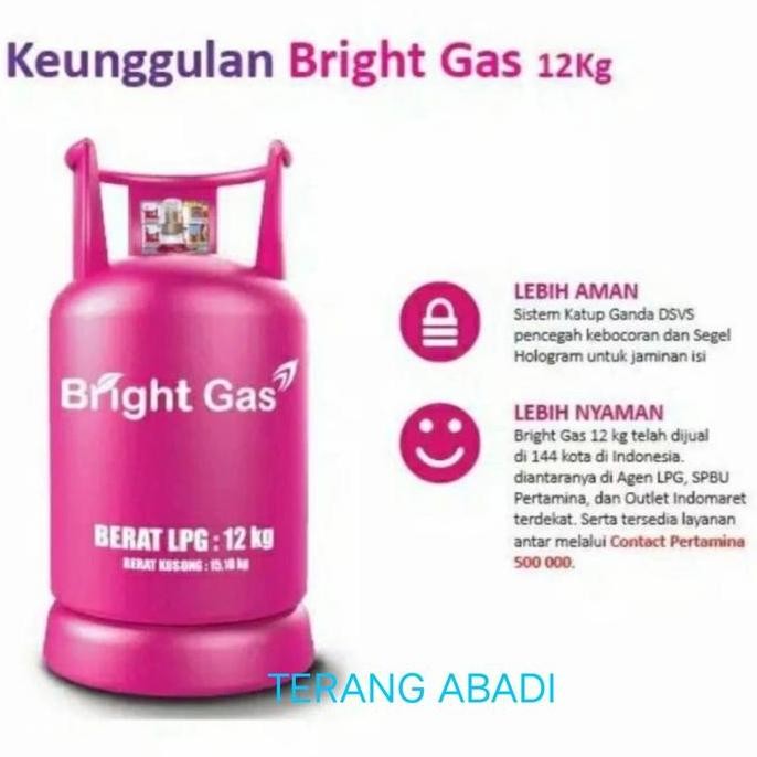 Tabung Gas Elpiji 12Kg + Isi