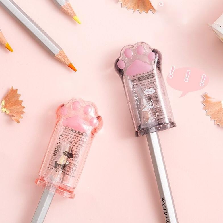 

Ready [Miloli] 1Pcs Sharpener Pensil Cat Paw Rautan Peraut Pensil Aesthetic Estetik Alat Tulis - F0222