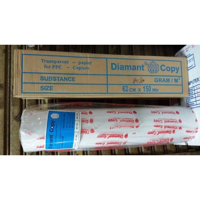

BEBAS ONGKIR - Kertas Kalkir A1 80/85gr 100M Diamant