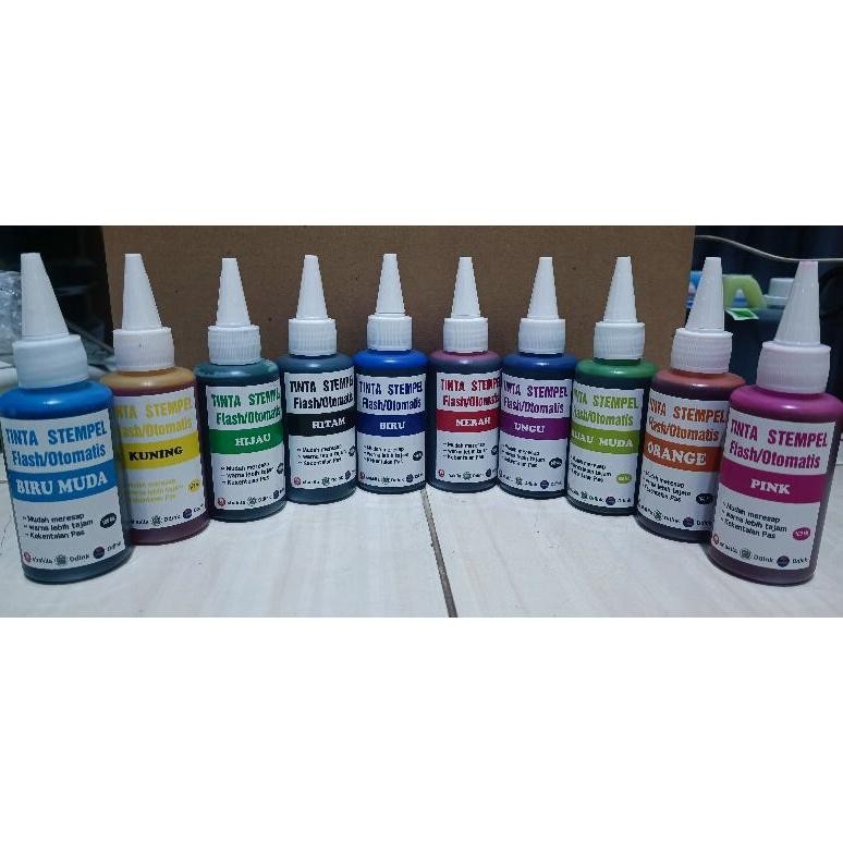 

Ready Refil Tinta Stempel Flash Uk 100Ml All Warna