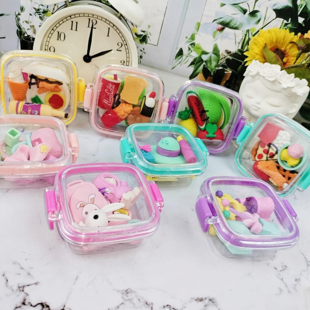 

Ready Penghapus Lucu Dalam Kotak Mini Eraser Cute Banyak Pilihan Model Unik Alat Tulis Karet Hapus Lengkap Peralatan Menulis Anak Kualitas Terbaik Harga Termurah