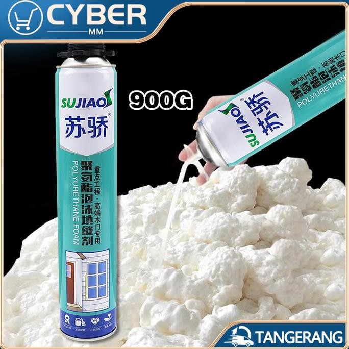 Promo 900g PU Foam Spray Pengisi Celah Lubang Busa Anti Bocor Polyurethane PU Sealant Foam Spray COD
