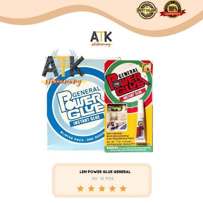 

Promo Lem Power Glue General ( 1 Lusin) atk COD