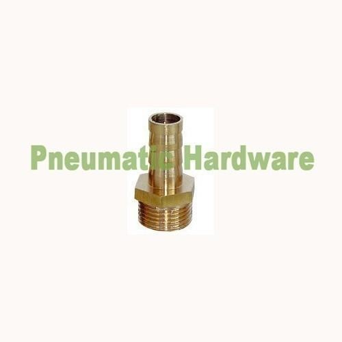 Hose nepel Naple selang Kuningan Drat Male Thread 1/4" x 8mm KH92