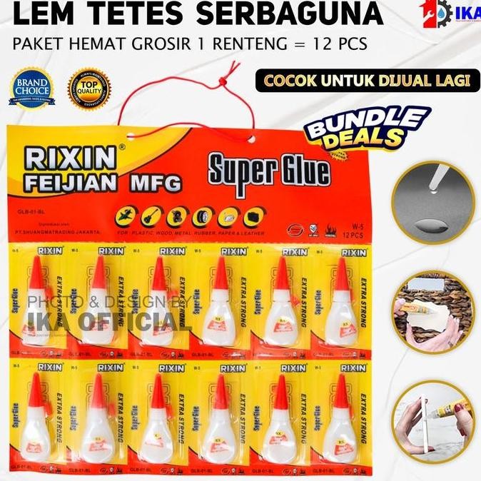

Promo 12PCS - PROMO LEM KOREA LEM SETAN LEM SERBAGUNA / Set 12pcs Lem Tetes G Lem Korea Instant Cyanoacrylate Glue LEM KOREA SERBAGUNA LEM PEREKAT SUPER / Lem Korea super glue lem setan per 12pcs COD