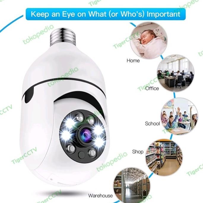 IP CAMERA CCTV 8MP V380 / V380Pro speed dome PTZ lampu mini